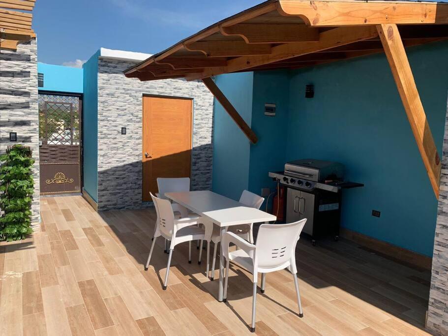 Apart. Bbq, Jacuzzi Y Vista Al Mar, 4Hb/Ac. Appartamento Barahona Esterno foto