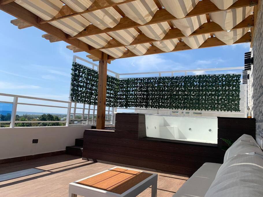 Apart. Bbq, Jacuzzi Y Vista Al Mar, 4Hb/Ac. Appartamento Barahona Esterno foto